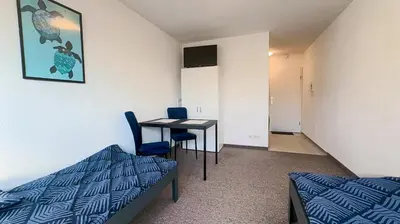 Ein Sitzbereich in der Unterkunft Mini Apartment 02 in Mittweida
