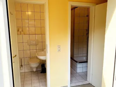 Ein Badezimmer in der Unterkunft Ferienhaus Nicklas