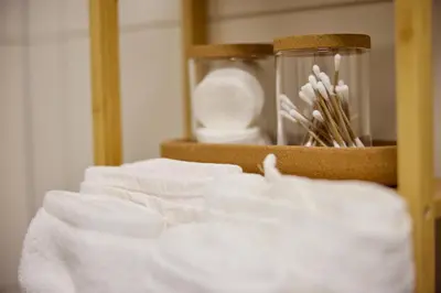 Ein Bett oder Betten in einem Zimmer der Unterkunft Großzügiges Studio-Apartment