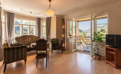 TV/Unterhaltungsangebot in der Unterkunft Apartment Schrammsteinblick 2