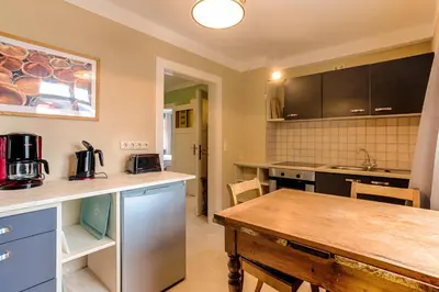 Küche/Küchenzeile in der Unterkunft Apartment Schrammsteinblick 2