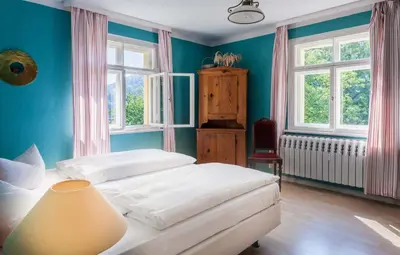 Ein Bett oder Betten in einem Zimmer der Unterkunft Apartment Schrammsteinblick 1