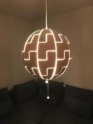 Ein Sitzbereich in der Unterkunft Ferienwohnung Henninger