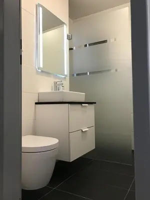 Ein Badezimmer in der Unterkunft Ferienwohnung Henninger
