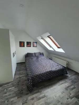 Ein Bett oder Betten in einem Zimmer der Unterkunft 2,5 Zimmer Ruhig und Exklusiv