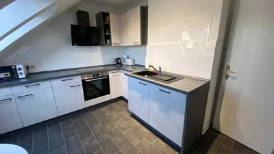 Küche/Küchenzeile in der Unterkunft 2,5 Zimmer Ruhig und Exklusiv