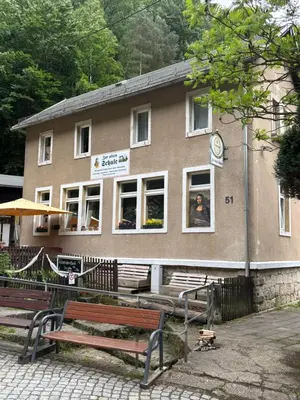 Das Gebäude in dem sich das Hostel befindet
