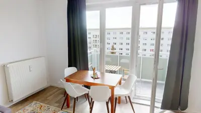 Grundriss der Unterkunft Ferienwohnung mit Weitblick, WLAN