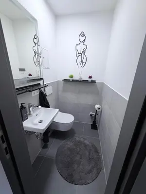 Ein Badezimmer in der Unterkunft Elbflorenz Familien Suites