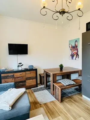 TV/Unterhaltungsangebot in der Unterkunft Gemütliches Altbauapartment II