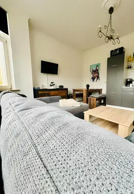 TV/Unterhaltungsangebot in der Unterkunft Gemütliches Altbauapartment II