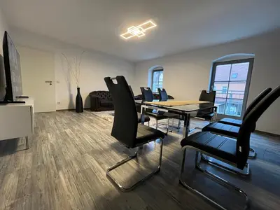 TV/Unterhaltungsangebot in der Unterkunft Reihenhaus Elbquartier mit 3 SZ