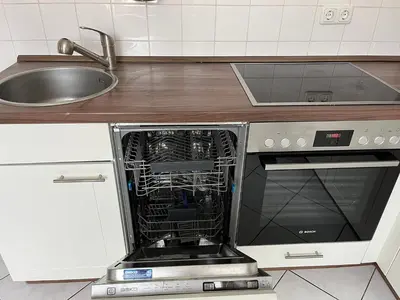 Küche/Küchenzeile in der Unterkunft Ferienwohnung für 5 Personen