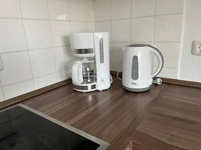 Kaffee-/Teezubehör in der Unterkunft Ferienwohnung für 5 Personen