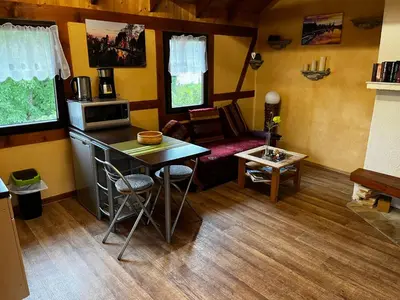 TV/Unterhaltungsangebot in der Unterkunft Ferienwohnung Makowitschka