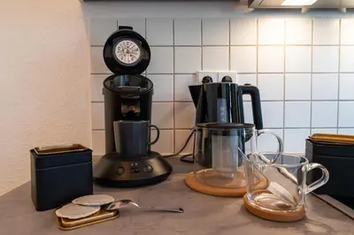 Kaffee-/Teezubehör in der Unterkunft City Apartment Dresden