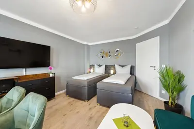 TV/Unterhaltungsangebot in der Unterkunft DresdenStay gemütlich und modern mit Kamin und PS4