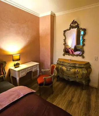 Ein Bett oder Betten in einem Zimmer der Unterkunft Privatzimmer in 4 Zimmer EG Wohnung in Altchemnitz