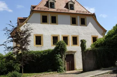 Das Gebäude in dem sich die Ferienwohnung befindet