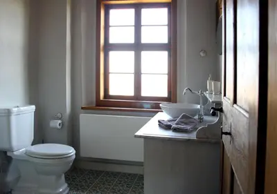 Ein Badezimmer in der Unterkunft Domherrenhaus Meissen