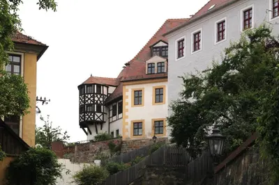 Das Gebäude in dem sich die Ferienwohnung befindet