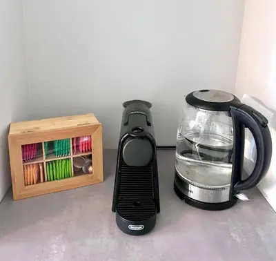 Kaffee-/Teezubehör in der Unterkunft Cozy Voyage - Frauenkirche 1 - Zentral und ruhig