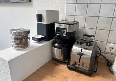 Küche/Küchenzeile in der Unterkunft Zentrales, modernes Apartment mit Balkon, Küche & Garage