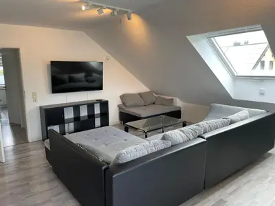 TV/Unterhaltungsangebot in der Unterkunft Eastside-Apartment WHG 01
