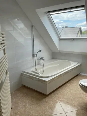Ein Badezimmer in der Unterkunft Eastside-Apartment WHG 01
