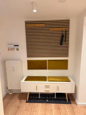 Grundriss der Unterkunft Ferienwohnung Lucy - Moderne Ferienwohnung mit kostenlosem Parkplatz, Terrasse, nahe Bad Schandau und Malerweg