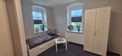 TV/Unterhaltungsangebot in der Unterkunft Ferienwohnung Schwalbennest2