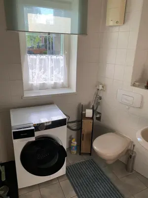 Ein Badezimmer in der Unterkunft Gablenz-Apartment VI - ideal für 4 Personen