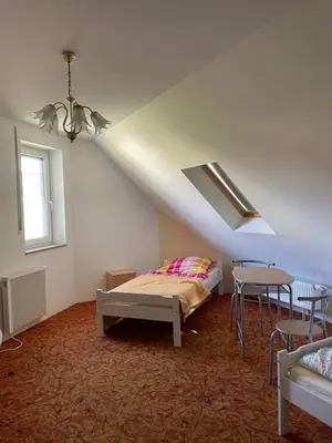 Ein Bett oder Betten in einem Zimmer der Unterkunft Gästehaus Silke