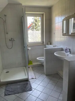 Ein Badezimmer in der Unterkunft Gästehaus Silke
