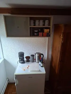 Küche/Küchenzeile in der Unterkunft Landgasthaus Schwarzbachtal
