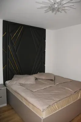 Ein Bett oder Betten in einem Zimmer der Unterkunft City Apartment Dresden 3