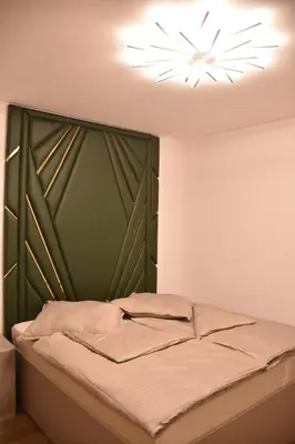 Ein Bett oder Betten in einem Zimmer der Unterkunft City Apartment Dresden 3