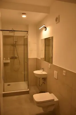 Ein Badezimmer in der Unterkunft City Apartment Dresden 4