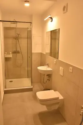 Ein Badezimmer in der Unterkunft City Apartment Dresden 4