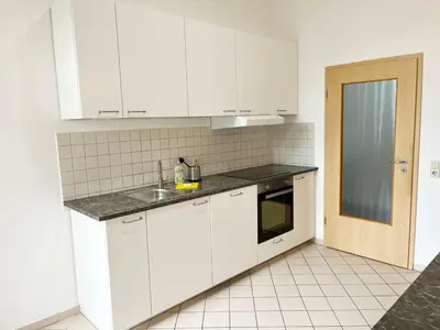 Küche/Küchenzeile in der Unterkunft Modern Work & Relax Apartment