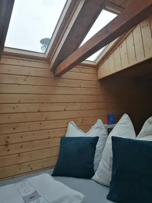 Ein Bett oder Betten in einem Zimmer der Unterkunft Weidmannsruh Natur pur - exklusives Tiny house
