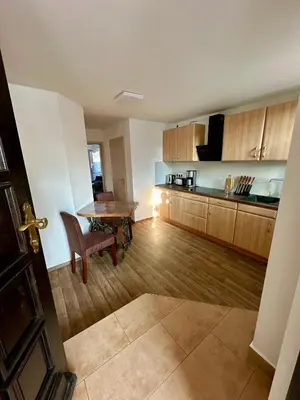 Küche/Küchenzeile in der Unterkunft Ferienwohnung Gerdi
