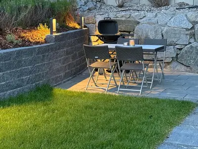 Ein Garten an der Unterkunft Ferienhaus Lakoma