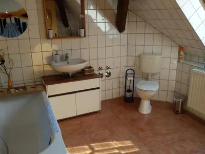 Ein Badezimmer in der Unterkunft 4 JahresZeiten
