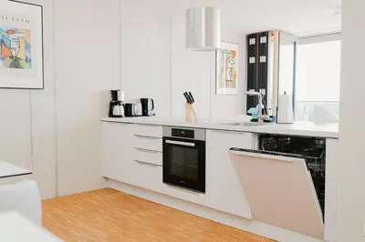 Küche/Küchenzeile in der Unterkunft Penthouse Deluxe I Dachterrasse I Parkplatz
