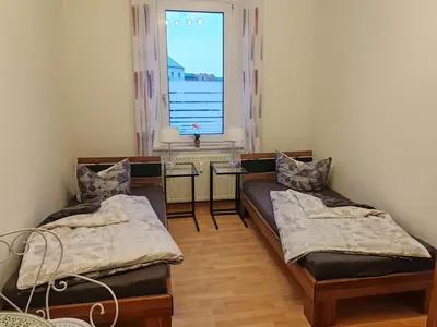 Ein Bett oder Betten in einem Zimmer der Unterkunft Elbe Quartier Meissen Wohnung Nr 9