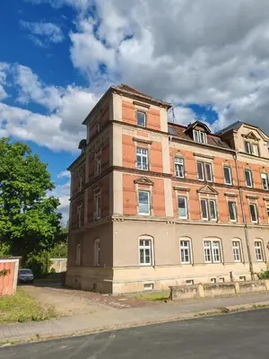 Das Gebäude in dem sich die Ferienwohnung befindet