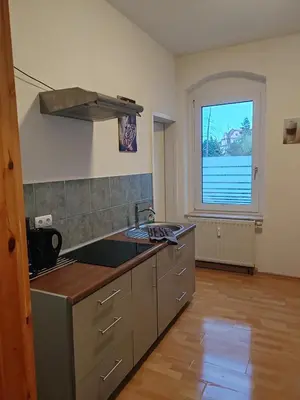 Küche/Küchenzeile in der Unterkunft Elbe Quartier Meissen Wohnung Nr 9