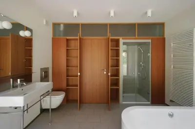 Ein Badezimmer in der Unterkunft Winzerhaus am Elbhang