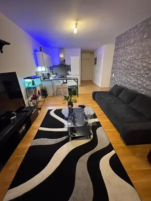 Ein Sitzbereich in der Unterkunft Apartment in the heart of Dresden
